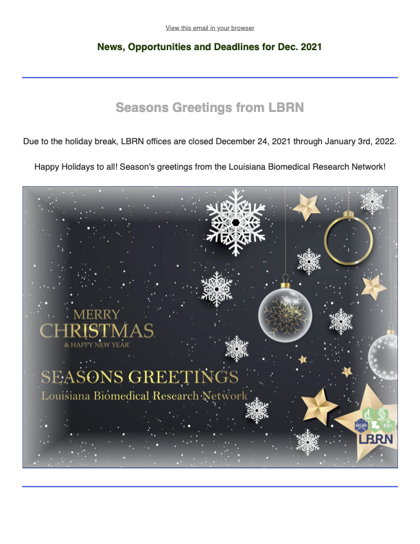 lbrn newsletter December 2021